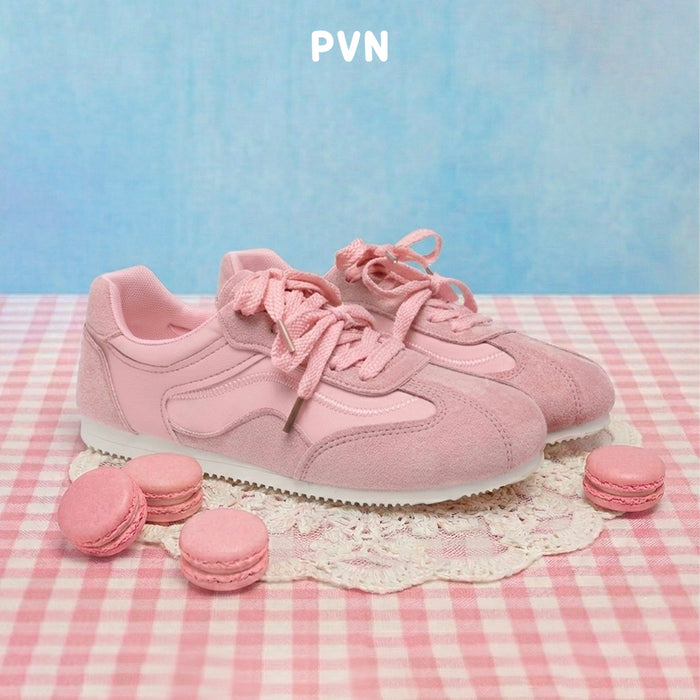 PVN Jenna Sepatu Sneakers Wanita Sport Shoes Pink Choco 110