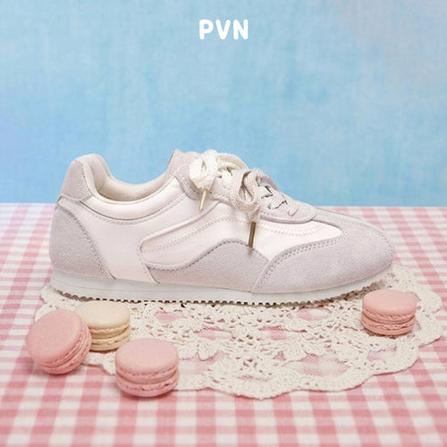 PVN Jenna Sepatu Sneakers Wanita Sport Shoes Pink Choco 110
