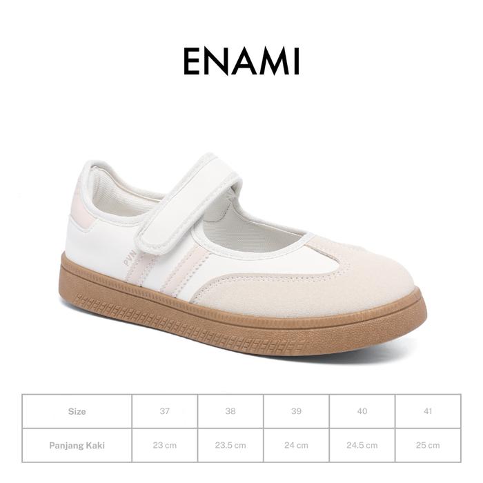 PVN Enami Sepatu Sneakers Wanita Sport Shoes Pink 307
