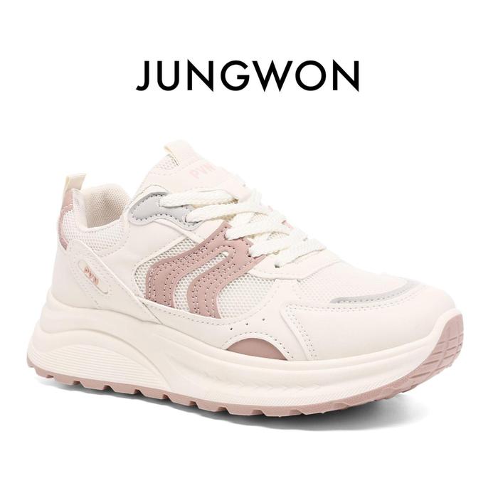 PVN Jungwon Sepatu Sneakers Wanita Sport Shoes Casual Pink Blue Grey 350