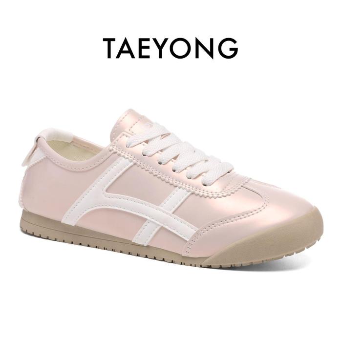 PVN [SHINY SERIES] Taeyong Sepatu Sneakers Wanita Sepatu Olahraga Silver Pink Biru 337